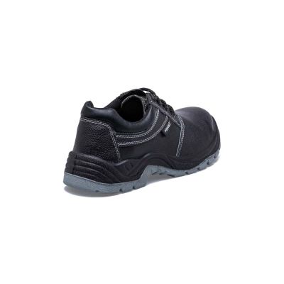 کفش ایمنی آلپ 103 پنجه آهنی زیره طوسی مشکی مردانه