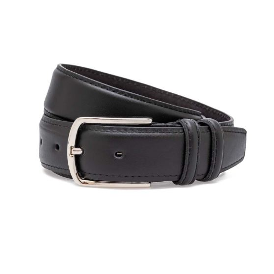 کمربند ساده دو رو چرم ZS001 مردانه